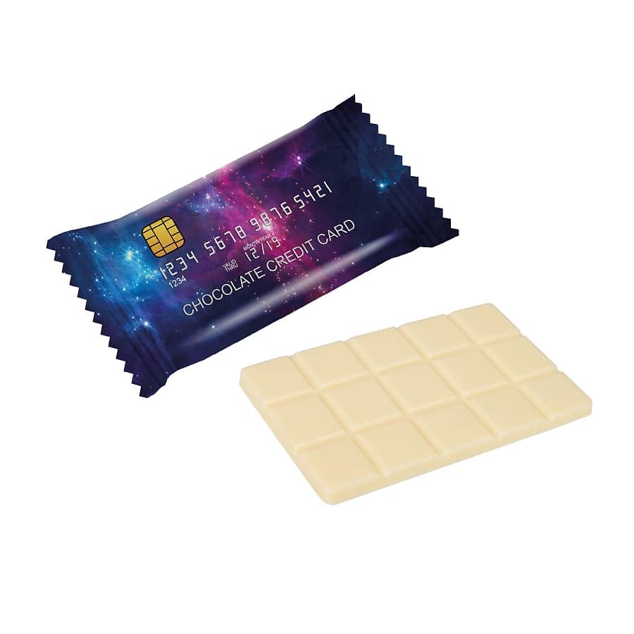 MINI CHOCOLATE CHOCOLATE CARD 20 G - FLOW PACK