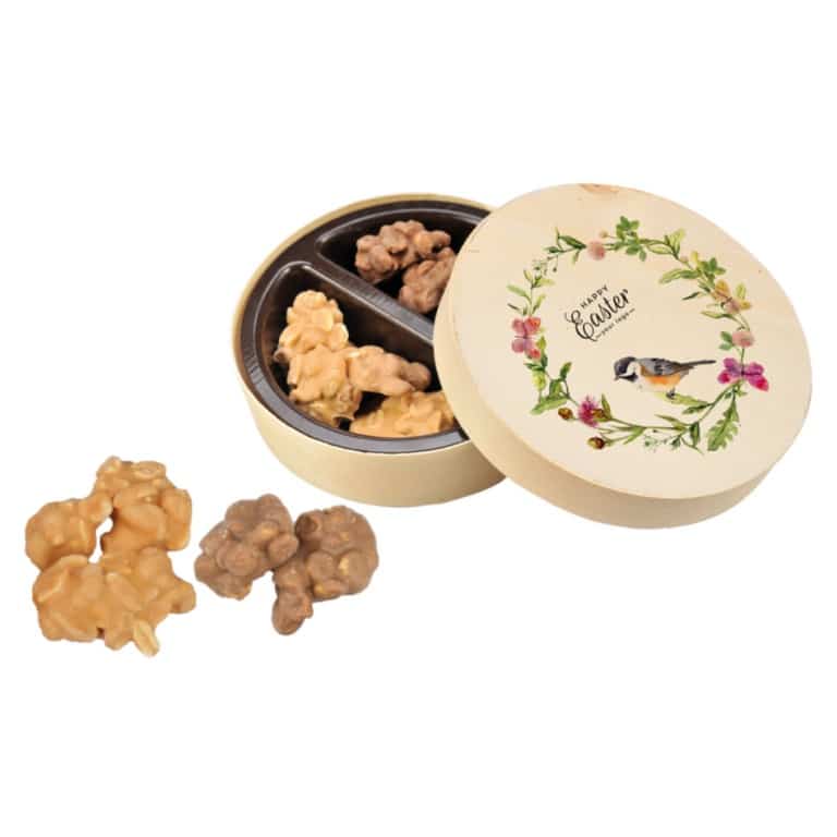 ADVERTISING SWEETS CLUSTERS WOODEN BOX