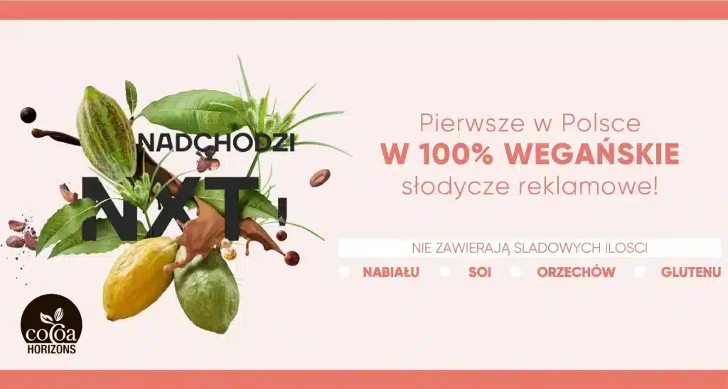 Wprowadziliśmy pierwsze w Polsce w 100% wegańskie słodycze reklamowe