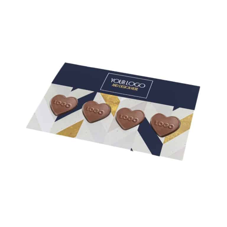 MAILING CHOCOLATES WITH LOGO – HEART