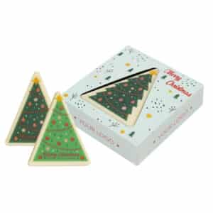 Pralinka reklamowa świąteczna nadziewana z nadrukiem Choco Triangle