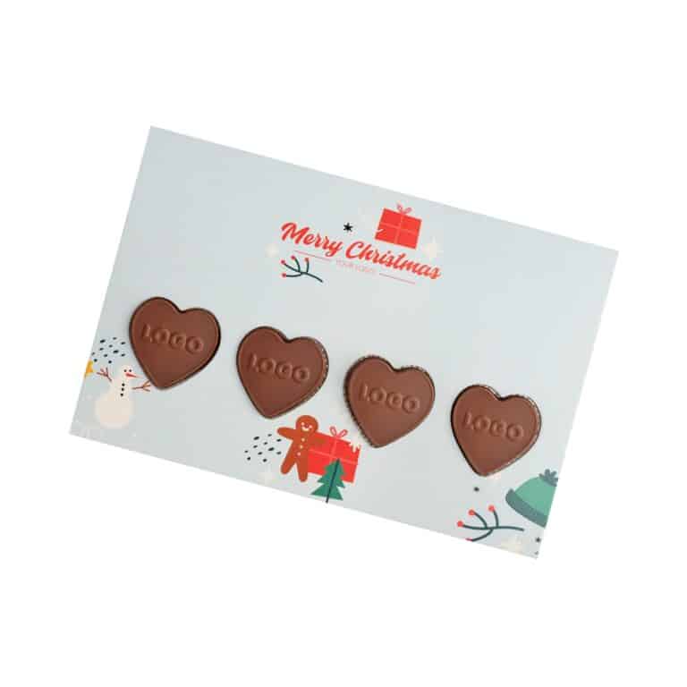 MAILING CHOCOLATES WITH LOGO – HEART