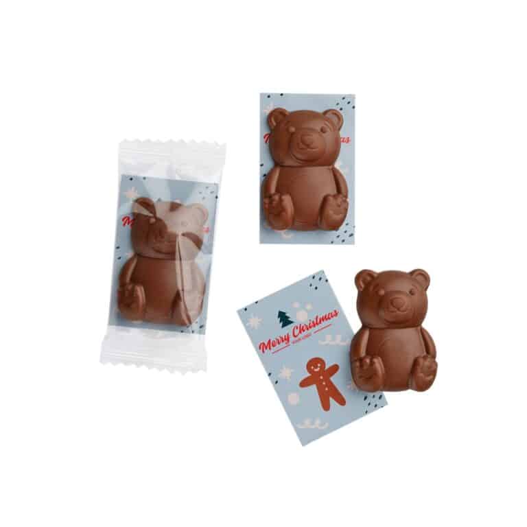 ADVERT CARD - CHOCOLATE BEAR