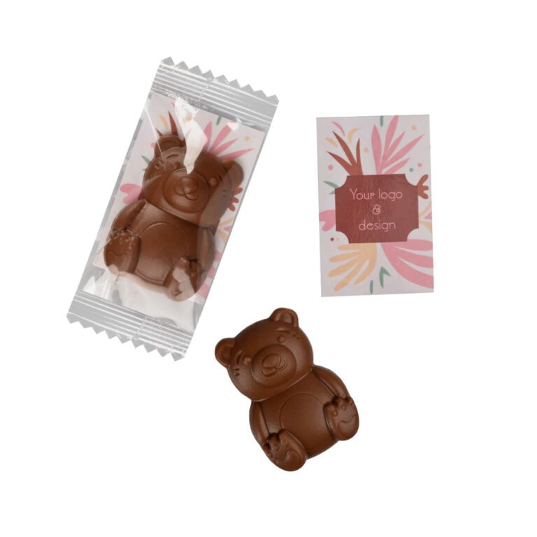 ADVERT CARD - CHOCOLATE BEAR